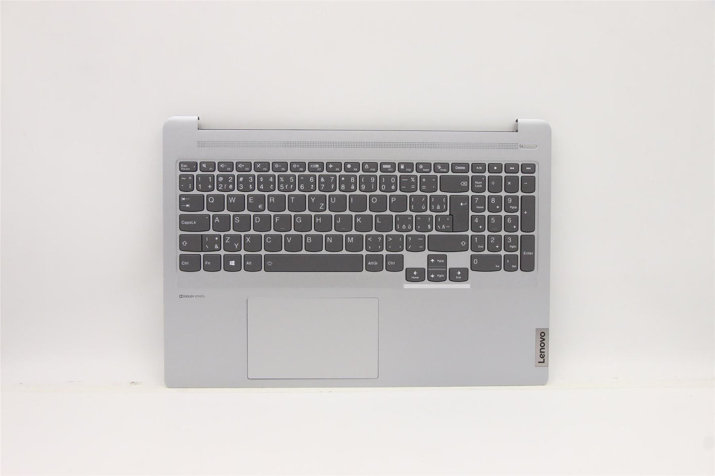 Lenovo Pro 5 Pro-16ACH6 Keyboard Palmrest Top Cover Czech Silver 5CB1C74905