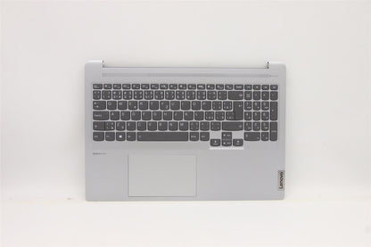 Lenovo Pro 5 Pro-16ACH6 Keyboard Palmrest Top Cover Czech Silver 5CB1C74905