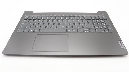 Lenovo V15 G3 IAP Palmrest Cover Touchpad Keyboard Italian Iron Grey 5CB1H80610