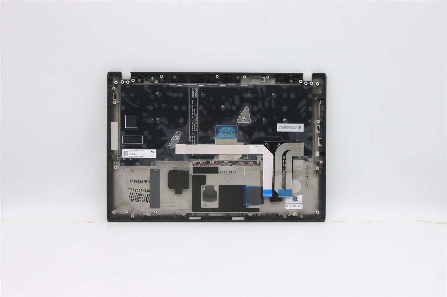 Lenovo ThinkPad T14s Keyboard Palmrest Top Cover Spanish Black 5M10Z54286
