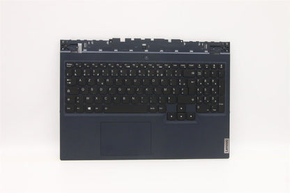 Lenovo Legion 5 15ITH6H Palmrest Cover Touchpad Keyboard French Blue 5CB1D05031