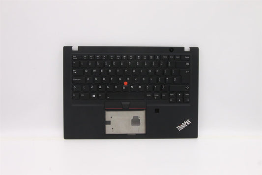 Lenovo ThinkPad T495s Keyboard Palmrest Top Cover UK Black Backlit 5M11A08574