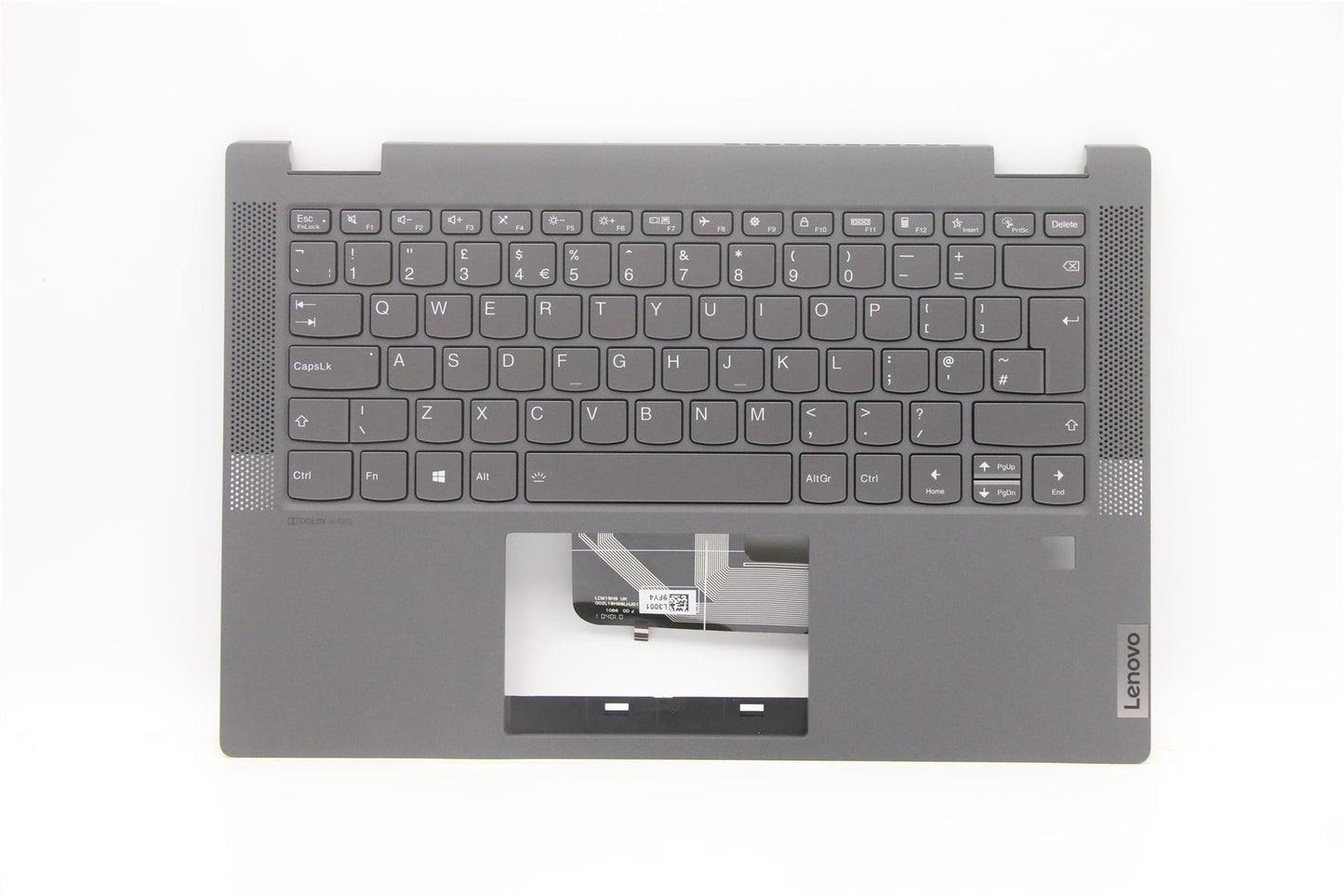 Lenovo Upper Case ASM_UK W 82HU FB GY 5CB1C39901