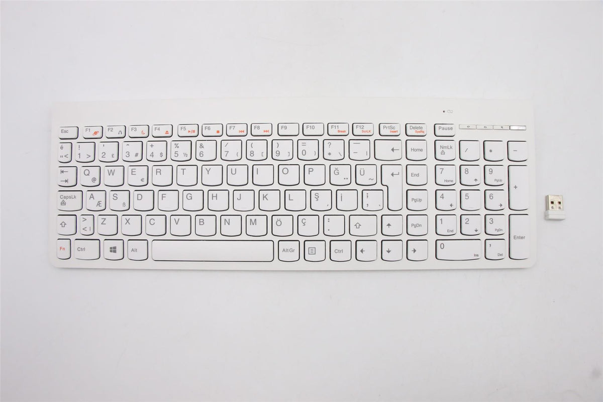 Lenovo Liteon SK-8861(TR) 2.4G KB-White8 Turkish Keyboard 25211001