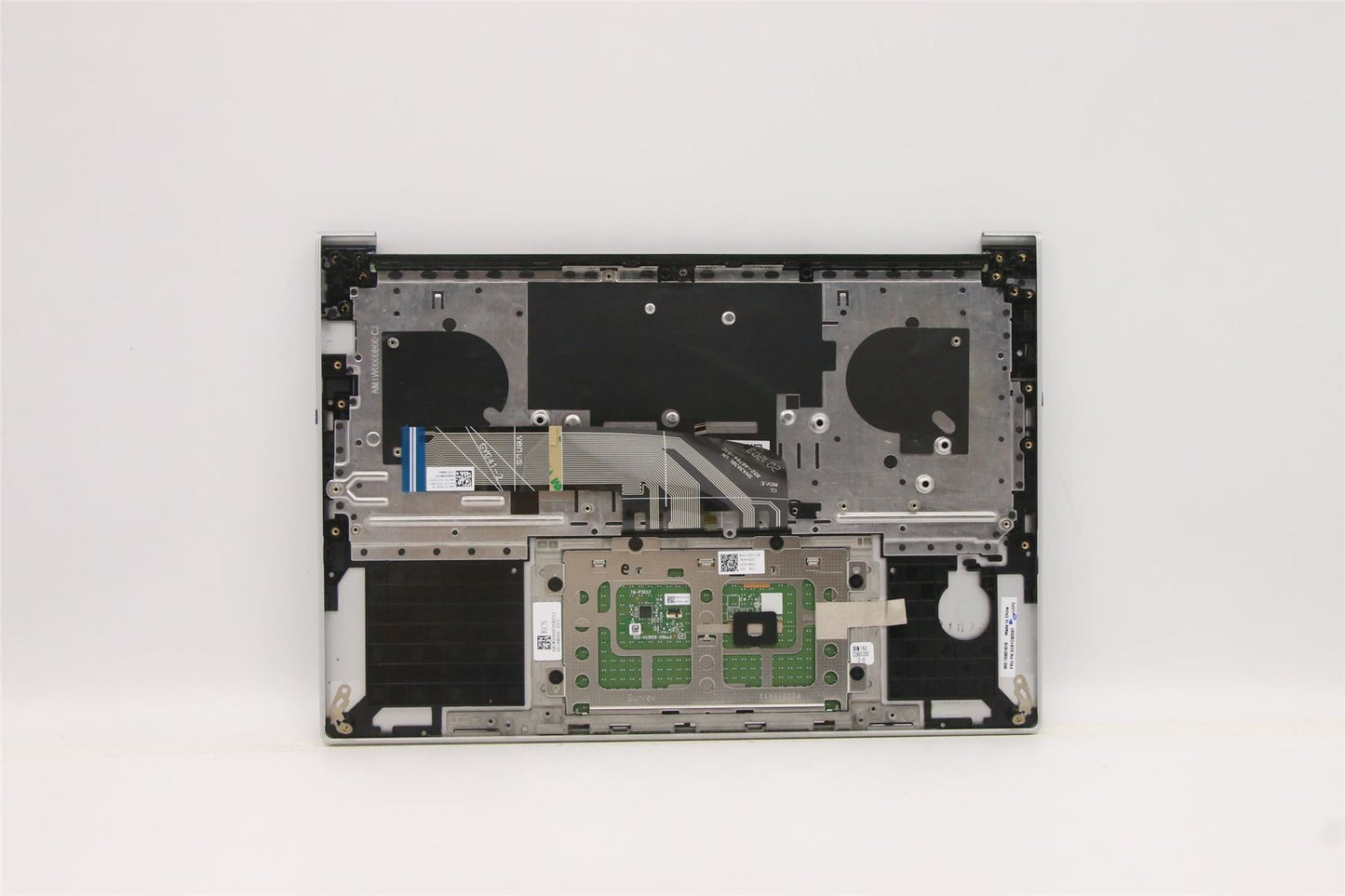 Lenovo Yoga 7 14IHU5 O Palmrest Cover Touchpad Keyboard German Silver 5CB1C90597