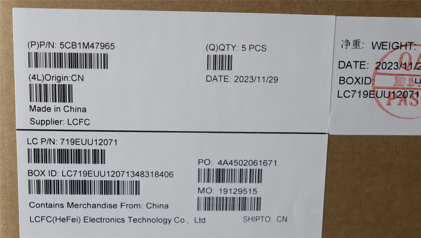 Lenovo COVER Upper Case ASM_SWS L 83ELFPAB 5CB1M47965