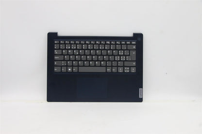 Lenovo IdeaPad 3-14ITL05 Palmrest Cover Touchpad Keyboard Swiss Blue 5CB1C05093