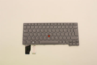 Lenovo ThinkPad L13 4 Keyboard Czech Slovakian Grey Backlit 5N21H76938