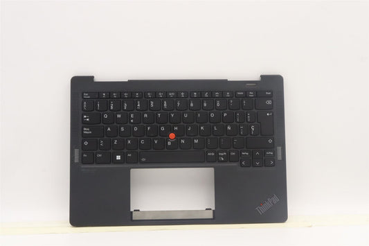 Lenovo ThinkPad X13s Keyboard Palmrest Top Cover Spanish Black 5M11J12824
