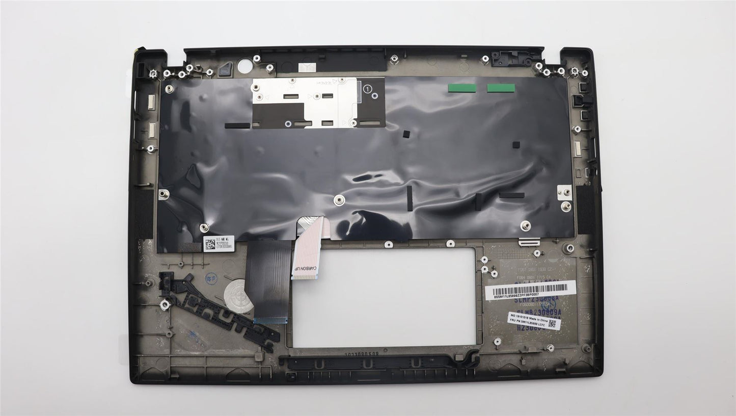 Lenovo ThinkPad X13 Gen 4 Keyboard Palmrest Top Cover Danish Black 5M11L85899