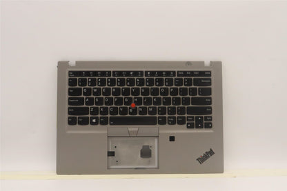 Lenovo ThinkPad T490s Tastatur-Handballenauflage, obere Abdeckung, US-schwarz, mit Hintergrundbeleuchtung, 02HM352