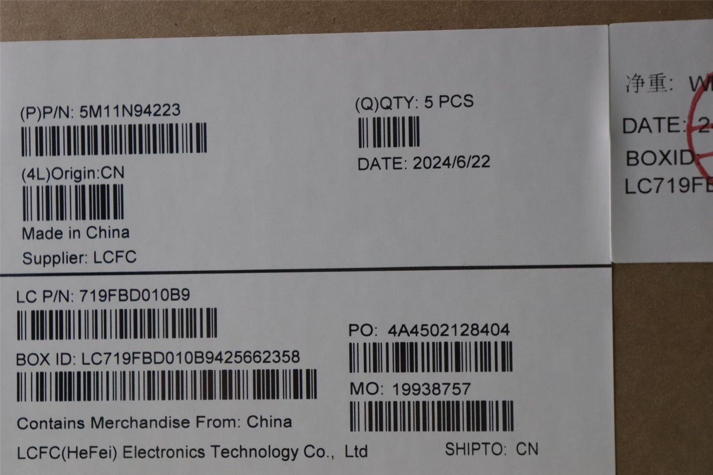 Lenovo MECH_ASM FRU KB SWEFIN BL(TRI)UK Bk 5M11N94224