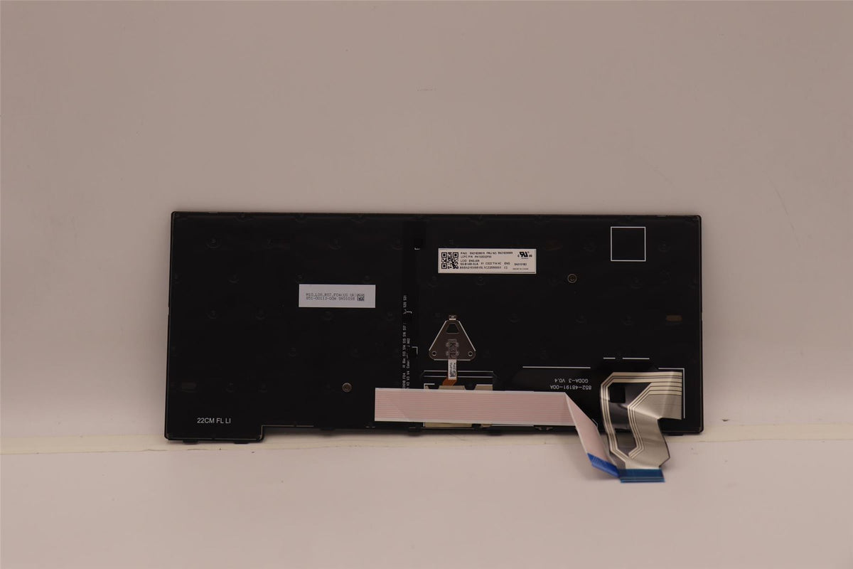 Lenovo Internal, USA Black, Backlight, US English Keyboard 5N21E09589