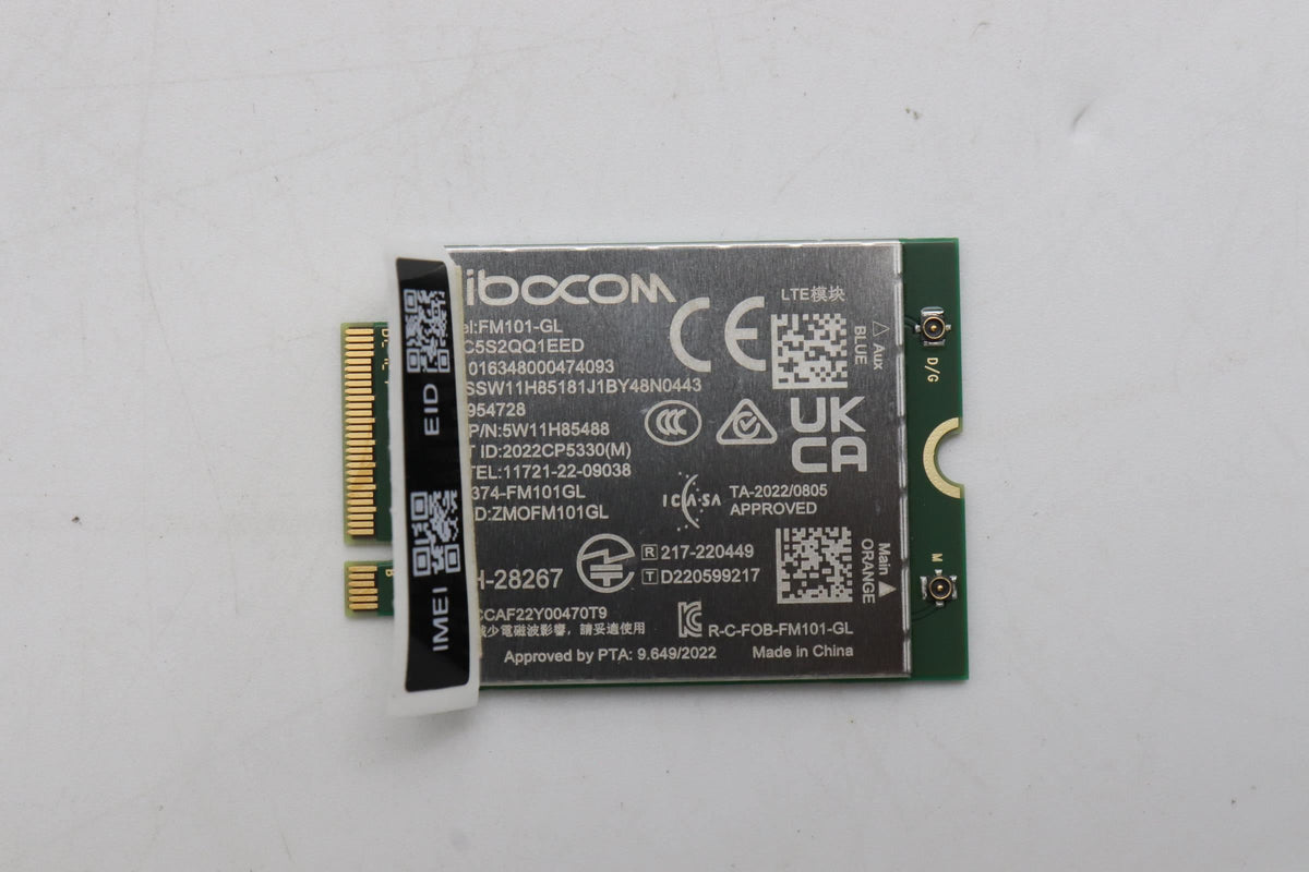 Lenovo WIRELESS Wireless,WWAN,FBC,FM101 T-Mob WWAN Board 5W11H85488