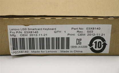 Lenovo USB SmartCard Slovenian Keyboard 03X8140
