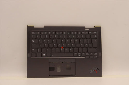 Lenovo Yoga X1 7th Gen Palmrest Cover Keyboard Danish Black 5M11H45732