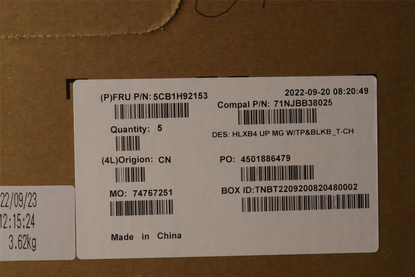 Lenovo Upper Case ASM_TC C21DK MGBL 5CB1H92153