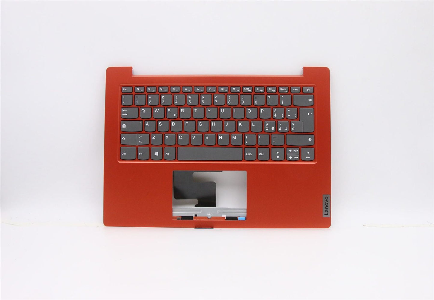 Lenovo IdeaPad 1-14IGL05 Keyboard Palmrest Top Cover Italian Red 5CB0X57026