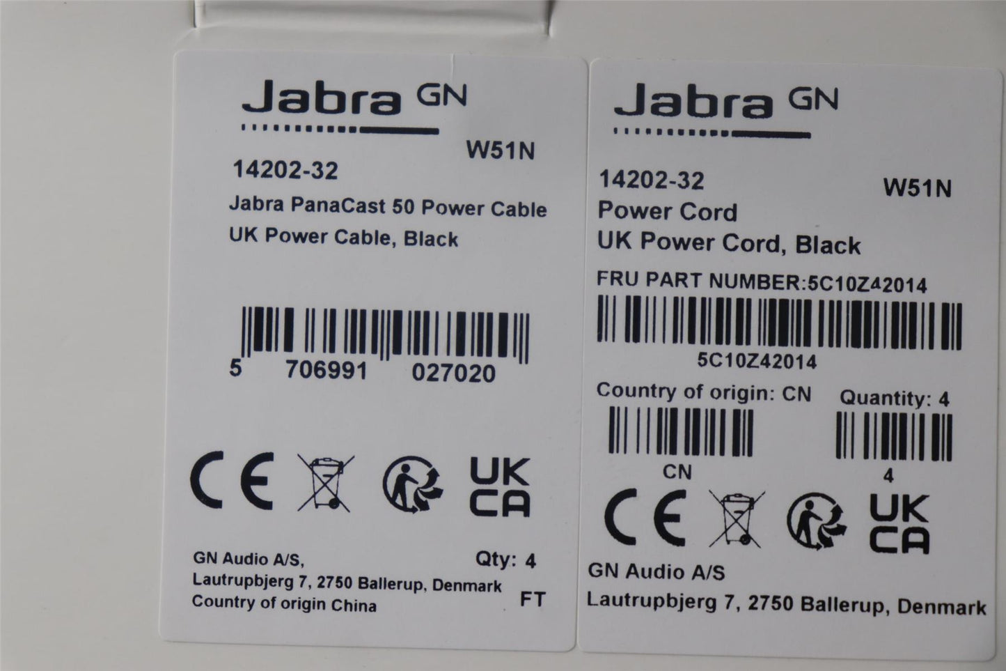 Lenovo LINECORD Bear Mnt UK power Cord 5C10Z42014