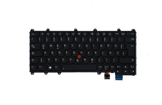 Lenovo Yoga 370 Keyboard German Black Backlit 01EN398