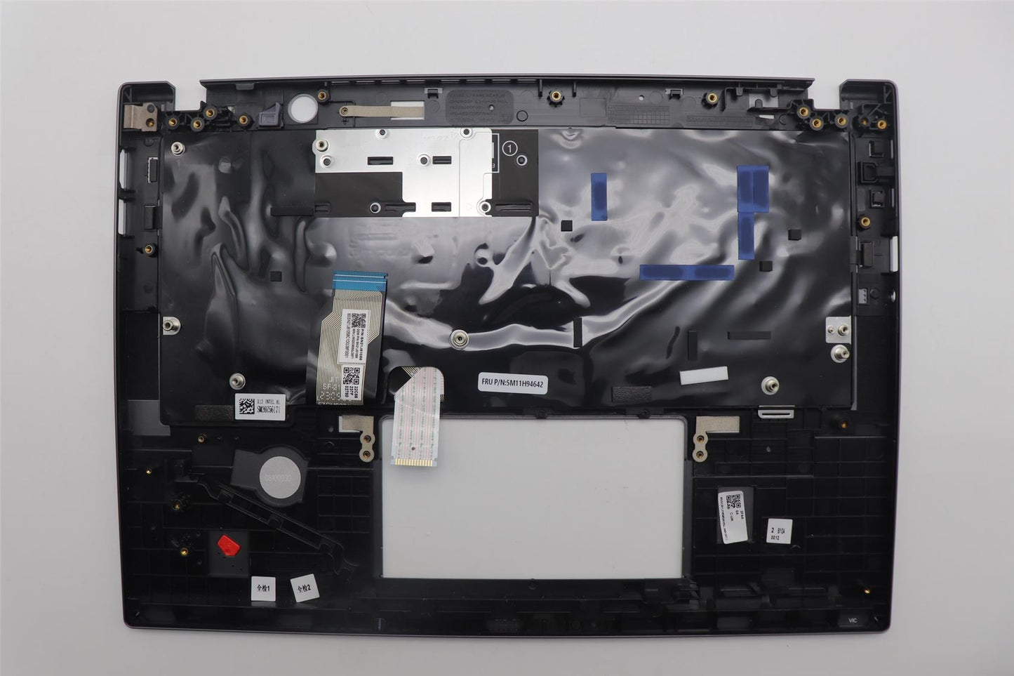 Lenovo ThinkPad X13 Gen 4 Keyboard Palmrest Top Cover Grey Backlit 5M11H94643