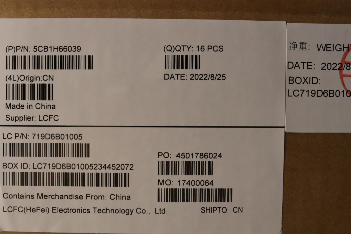 Lenovo ThinkPad P16s Gen 1 T16 Gen 1 Palmrest Top Cover Housing Grey 5CB1H66039
