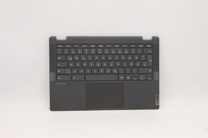 Lenovo Flex 5 13ITL6 Palmrest Cover Touchpad Keyboard German Grey 5CB1D04917