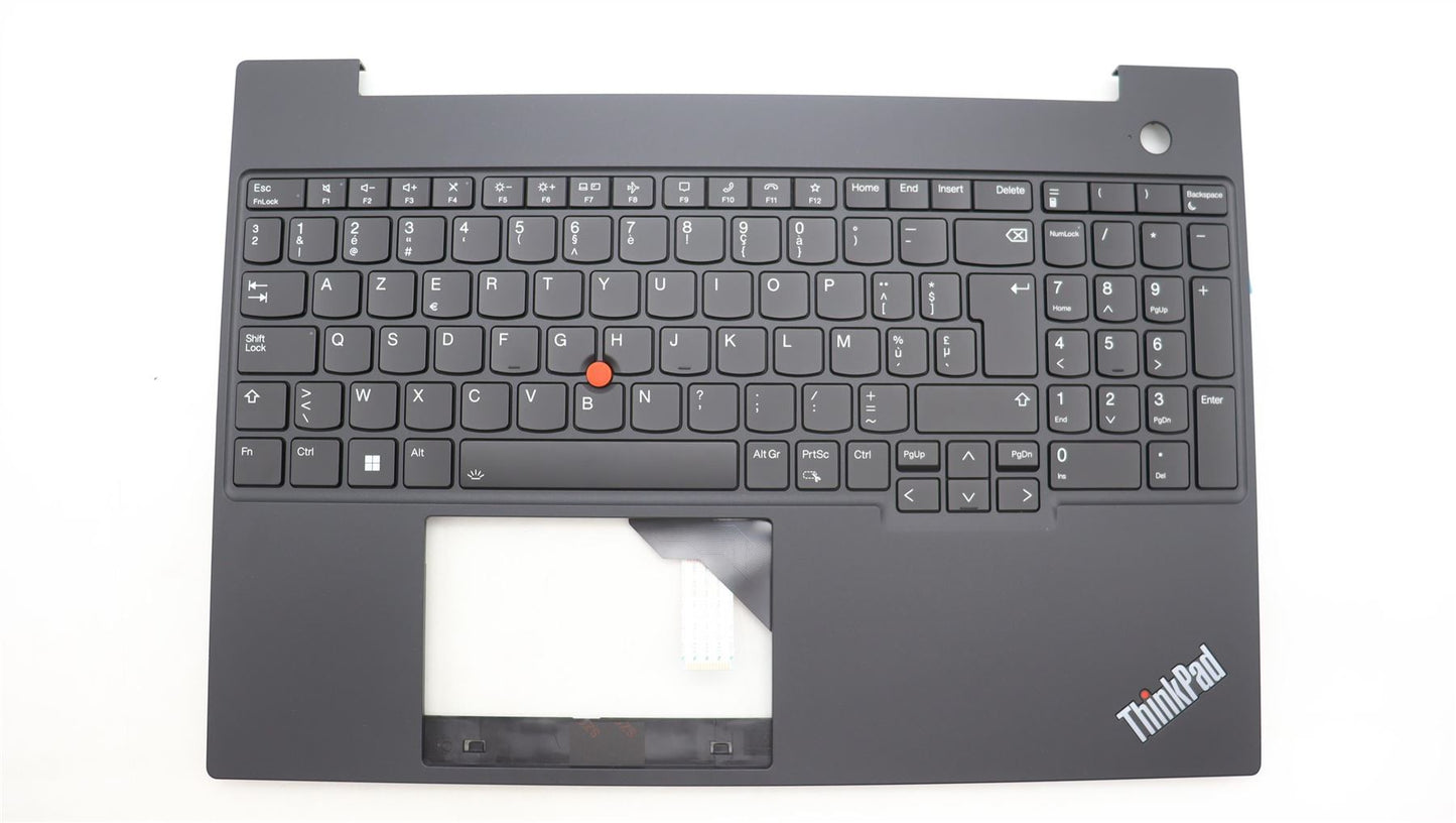 Lenovo ThinkPad E16 Gen 1 Keyboard Palmrest Top Cover Belgian Black 5M11L65182