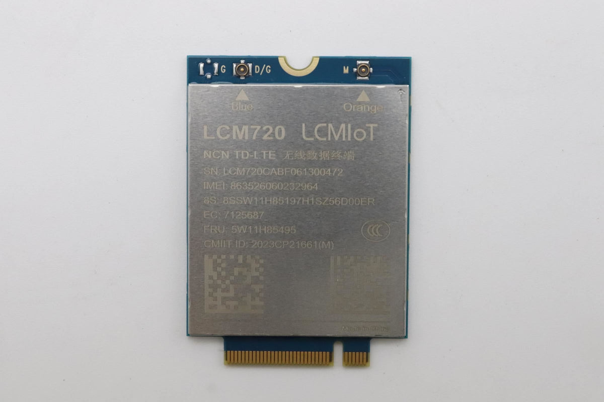 Lenovo WIRELESS Wireless,WWAN,LCM,LCM720 WWAN Board 5W11H85495