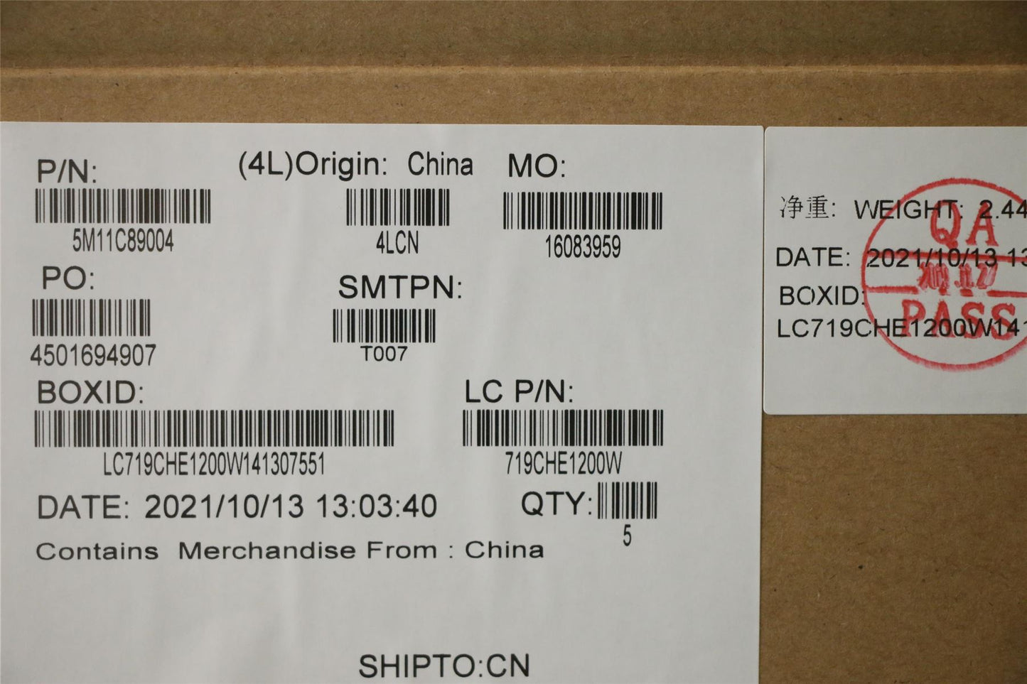 Lenovo MECH_ASM FRU KBD w/C Cov ARA Chicony 5M11C89004