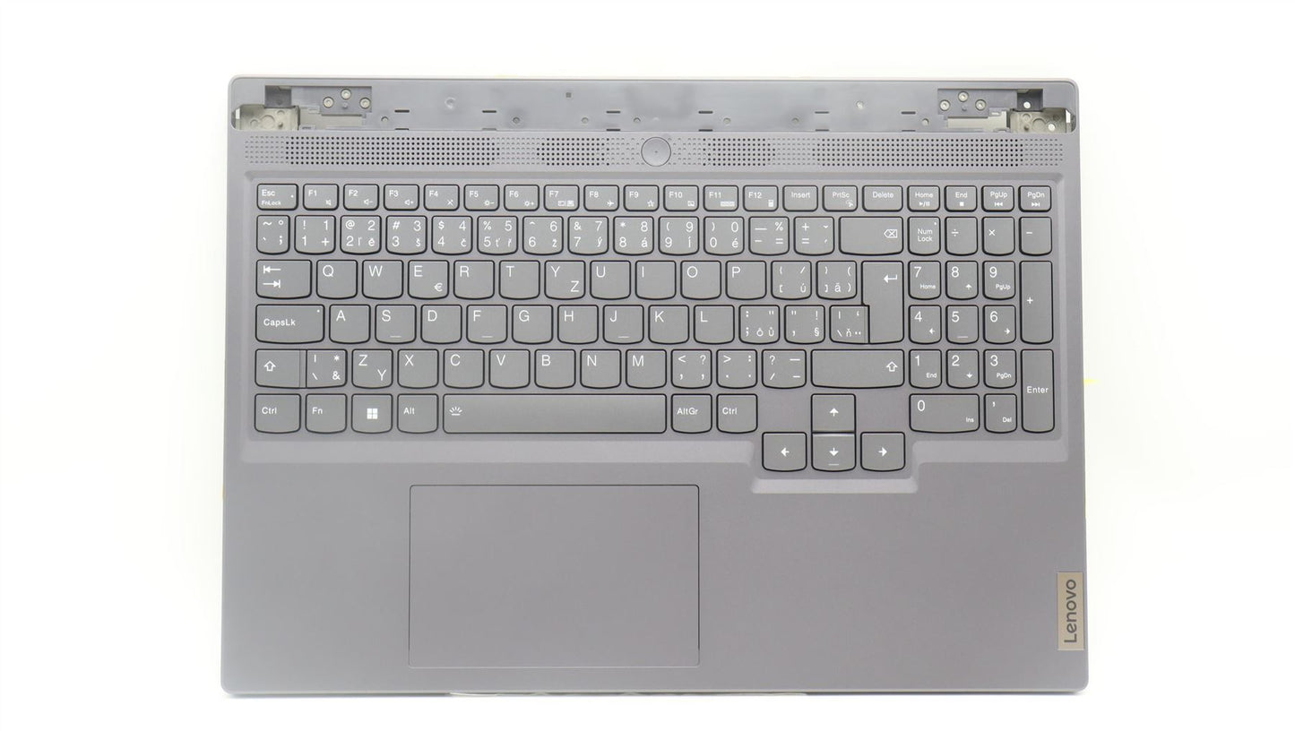 Lenovo Slim 5 16IRH8 Palmrest Cover Touchpad Keyboard Storm Grey 5CB1L56037