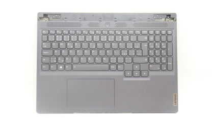Lenovo Slim 5 16IRH8 Palmrest Cover Touchpad Keyboard Storm Grey 5CB1L56037