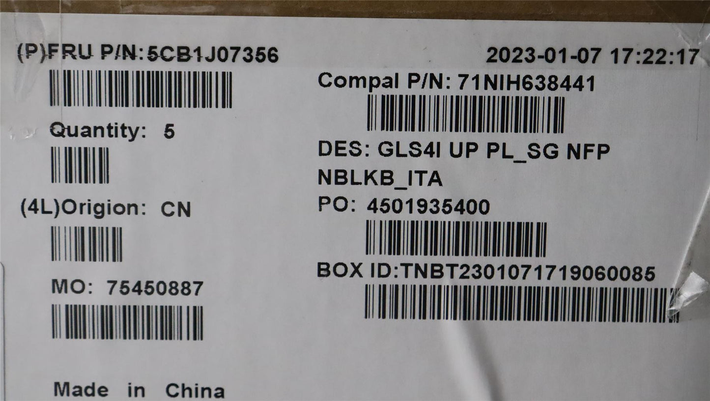 Lenovo UpperCaseASM_ITA C82SD PLSG NFPNBL 5CB1J07356
