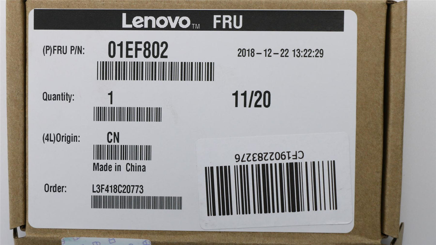 Lenovo ThinkStation P330 2nd P330 P340 Cadre de support de lecteur de carte SD 01EF802