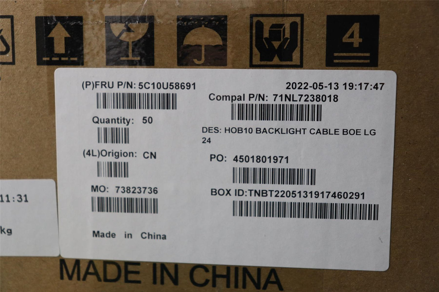 Lenovo IdeaCentre 5 24IAH7 Cable Lcd Screen Display LED 5C10U58691