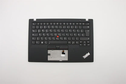 Lenovo ThinkPad X1 5th Gen Kabylake Keyboard Palmrest Top Cover Danish 01LV296