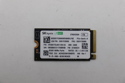 Lenovo ThinkBook 13x G2 IAP 14 G4 IAP Solid State Drive SSD 5SS1D66476