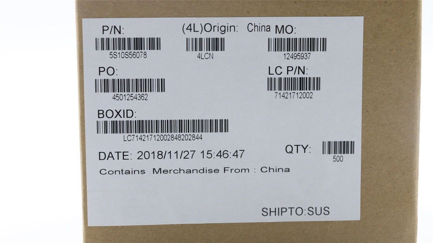 Lenovo 5S10S56078 SCREW Screw L 81HC 2.5D 5.0L K 4.6D