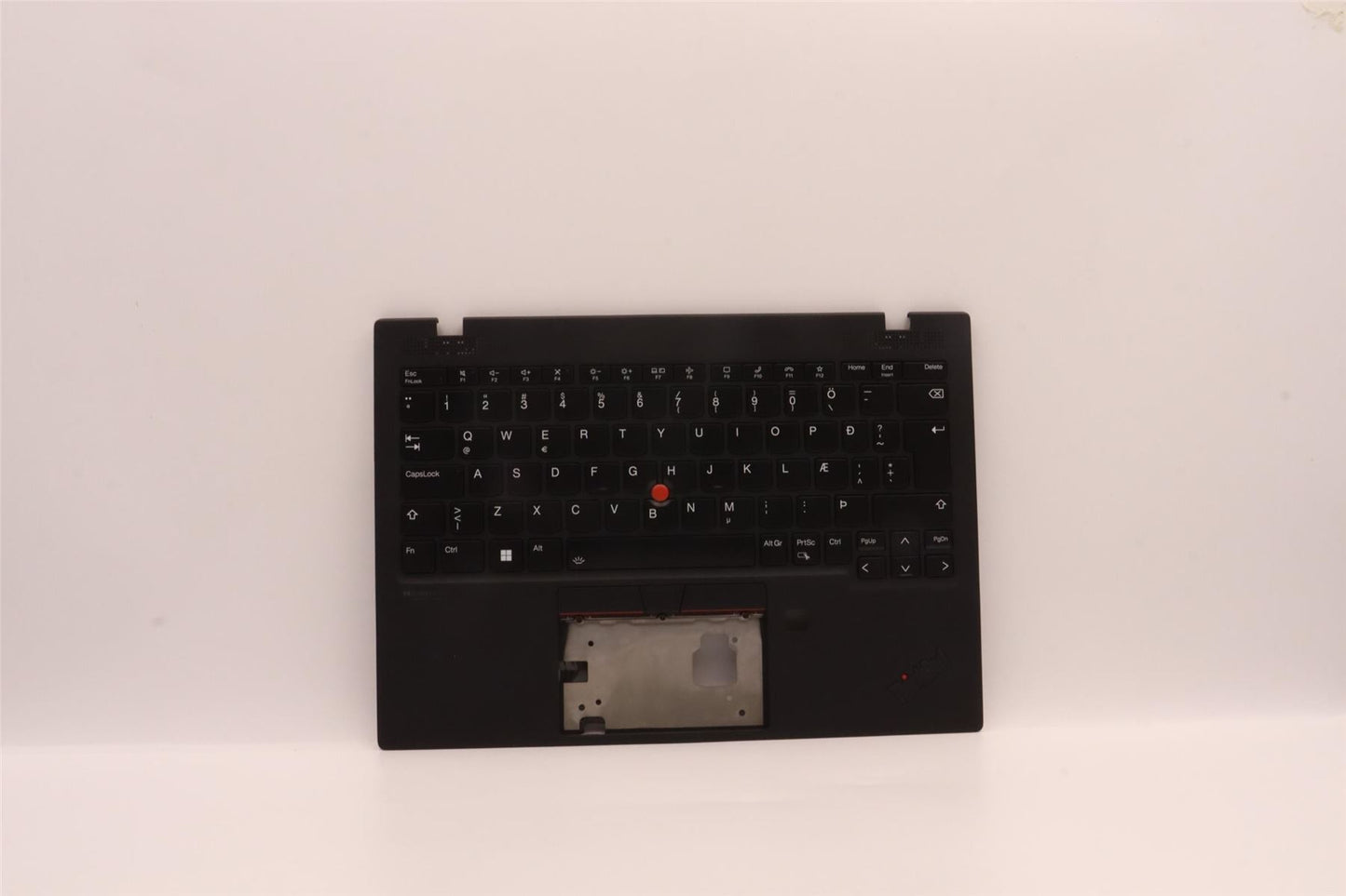 Lenovo ThinkPad X1 Gen 2 Keyboard Palmrest Top Cover Icelandic Black 5M11H41816