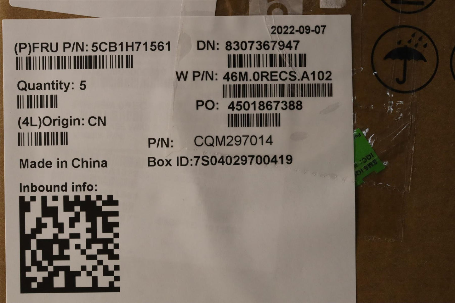 Lenovo Upper Case ASM_BUL W 82R9 CG BL 5CB1H71561