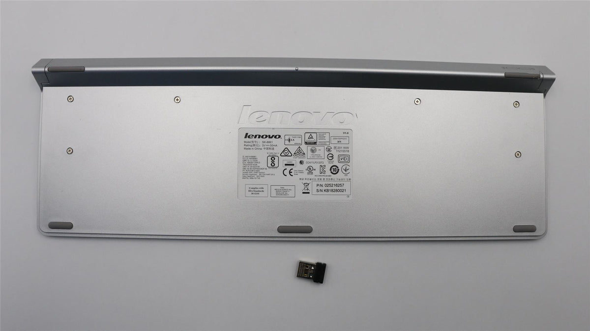Lenovo Liteon SK-8861(GB) 2.4G KB-improved8 UK English Keyboard 25216257