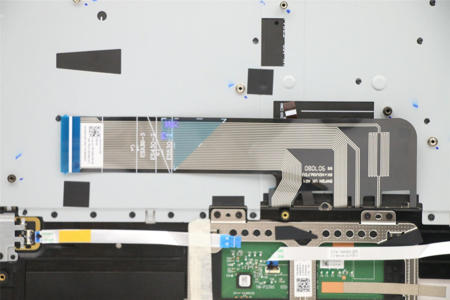 Lenovo Yoga C740-14IML Keyboard Palmrest Top Cover Czech Mica 5CB0U43984