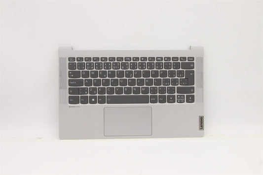 Lenovo IdeaPad 4G 14Q8C05 Palmrest Cover Touchpad Keyboard Silver 5CB1C68186