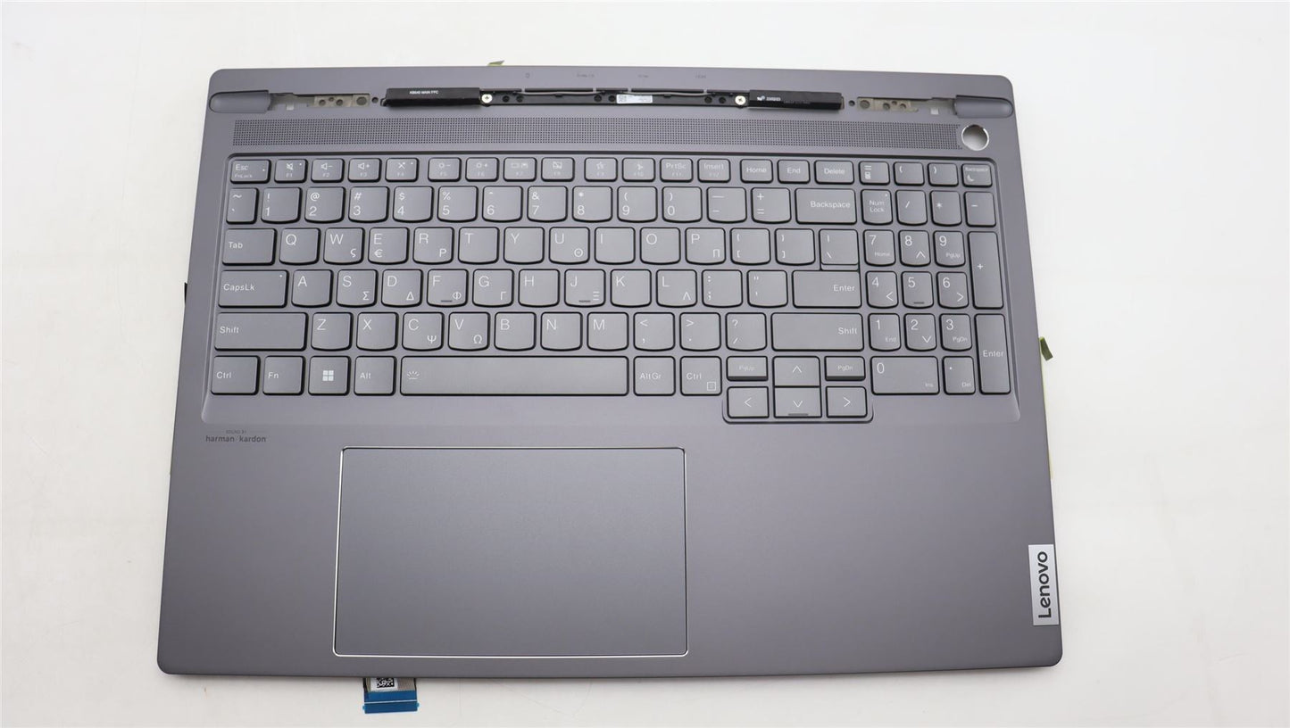 Lenovo ThinkBook 16p G4 IRH Palmrest Cover Touchpad Keyboard Greek 5CB1L68943