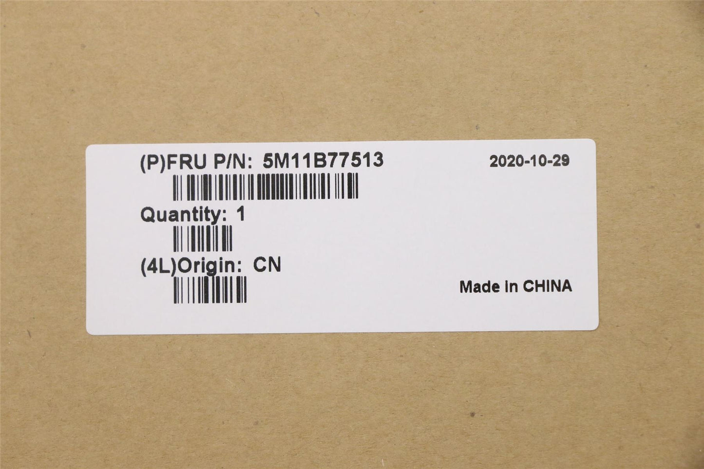 Lenovo ThinkPad E14 Keyboard Palmrest Top Cover US Black 5M11B77513
