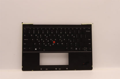 Lenovo ThinkPad Z13 Gen 1 Keyboard Palmrest Top Cover Greek Black 5M11H95043
