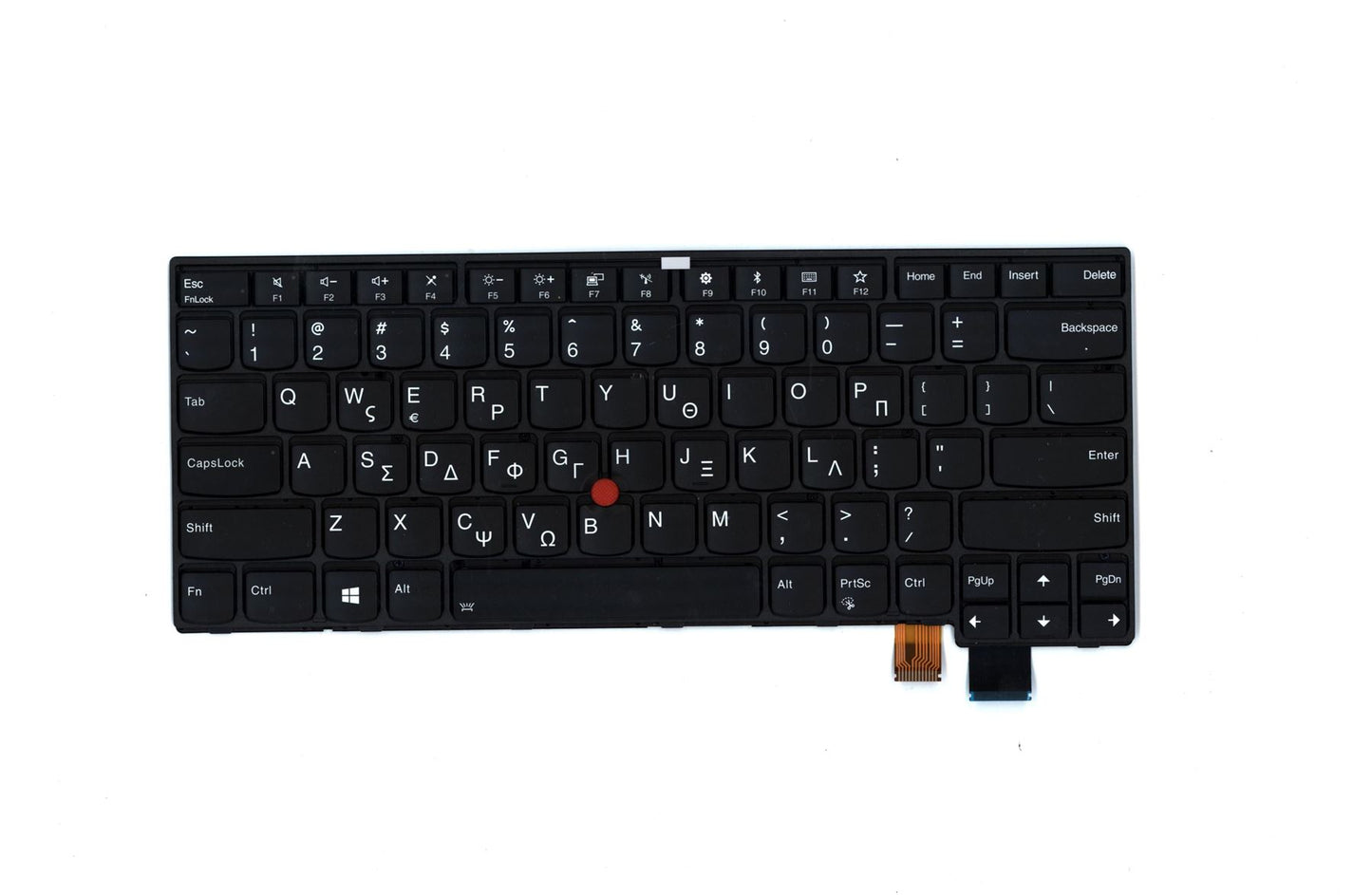 Lenovo ThinkPad T470s 13 Gen 2 Keyboard Greek Black Backlit 01EN736