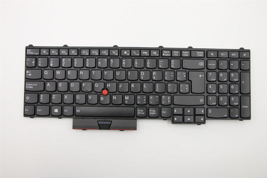 Genuine Lenovo ThinkPad P50 P70 Keyboard Canadian French Black Backlit 00PA326