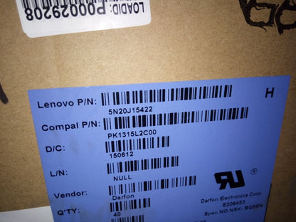 Lenovo US-T6G1-DF-GreenFrame-KBD US English Keyboard 5N20J15422