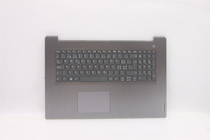 Lenovo IdeaPad 3-17ITL6 Palmrest Cover Touchpad Keyboard Swiss Grey 5CB1B97570